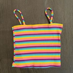 NWOT colorful striped shirt!!